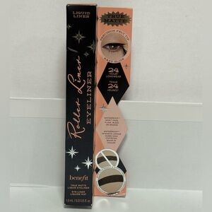 Benefit Roller Liner Black True Matte Liquid Eyeliner 0.03 Fl Oz Full Size NEW